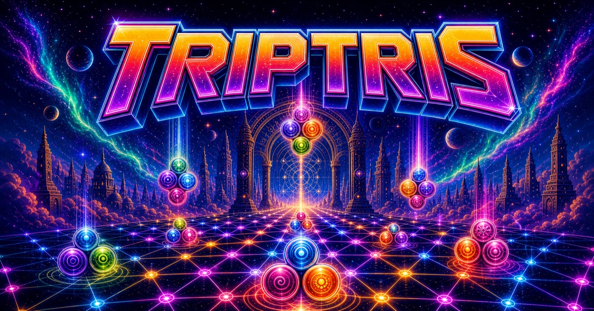 Triptris jewel puzzle gameplay preview